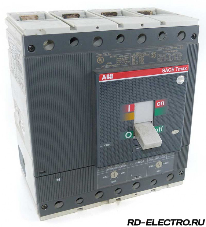 Выключатель автоматический ABB Tmax T4N 320 PR221DS-LS/I In320 3p F F