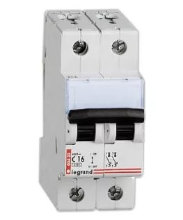 Автоматический выключатель Legrand TX3 C10A 2П 6kA