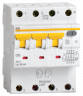 Выключатель автоматический дифференциального тока 4п (3P+N) C 16А 30мА тип A 6кА АВДТ-34 ИЭК MAD22-6-016-C-30