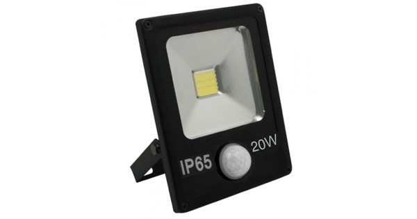 Прожектор светодиодный с датчиком движения LL-861 20W 6400К 1600Lm IP65
