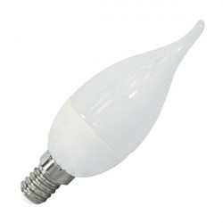 Лампа светодиодная свеча на ветру FL-LED CA37 7,5W 4200К 220V E14 37х113 700Лм белый свет