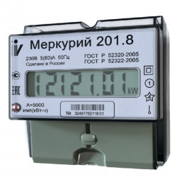 Электросчетчик Меркурий 201.8 однотарифный