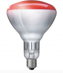Лампа инфракрасная Philips BR125 IR 150W E27 красная