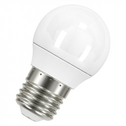 Лампа светодиодная LED STAR CLASSIC P 40 5.5W/827 5.5Вт шар 2700К тепл. бел. E27 470лм 220-240В матов. пласт. OSRAM 4052899971646