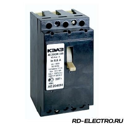 Автоматический выключатель АЕ 2043-100 40А