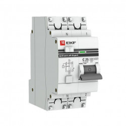 Выключатель автоматический дифференциального тока C 16А 10мА тип AC 4.5кА PROxima EKF DA32-16-10-pro