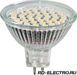 Лампа светодиодная MR16 GU5.3 3W 6700К Feron