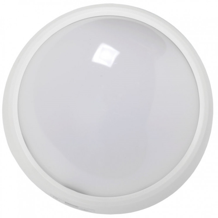 Светильник ДПО 1801 белый круг пластик LED 12Вт IP54