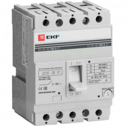Выключатель автоматический 3п 160/125А 35кА ВА-99 PROxima EKF mccb99-160-125