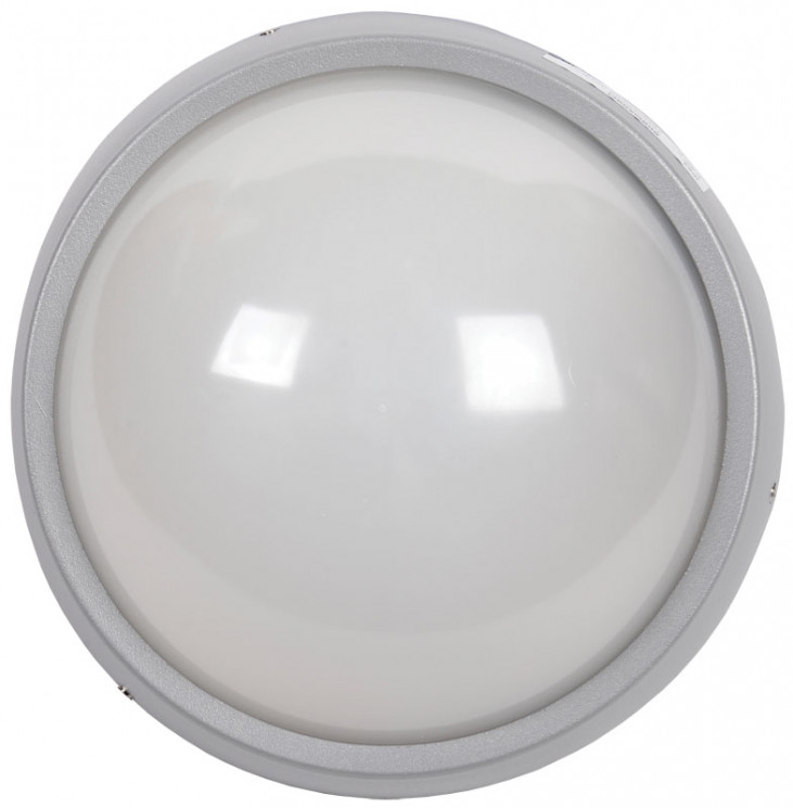 Светильник ДПО 1601 серый круг LED 8Вт IP54