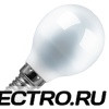Лампа светодиодная шарик Feron 7W 6400K 230V E14 16LED G45 холодный свет