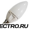 Лампа светодиодная свеча FL-LED-B 6W 2700К 480lm 220V E14 теплый свет