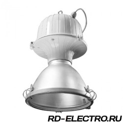 Светильник подвесной ГСП 250W E40 IP40 гладкий алюминий d485mm