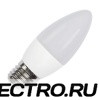 Лампа светодиодная свеча FL-LED C37 7,5W 2700К 220V E27 37х108 700Лм теплый свет